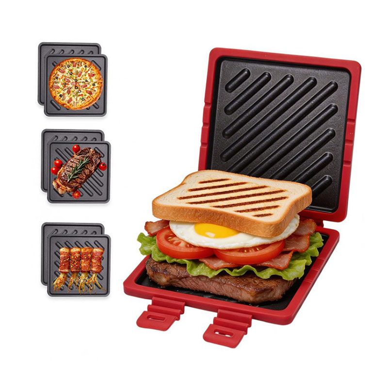 Taca grillowa do tostera 3 w 1 do kuchenki mikrofalowej