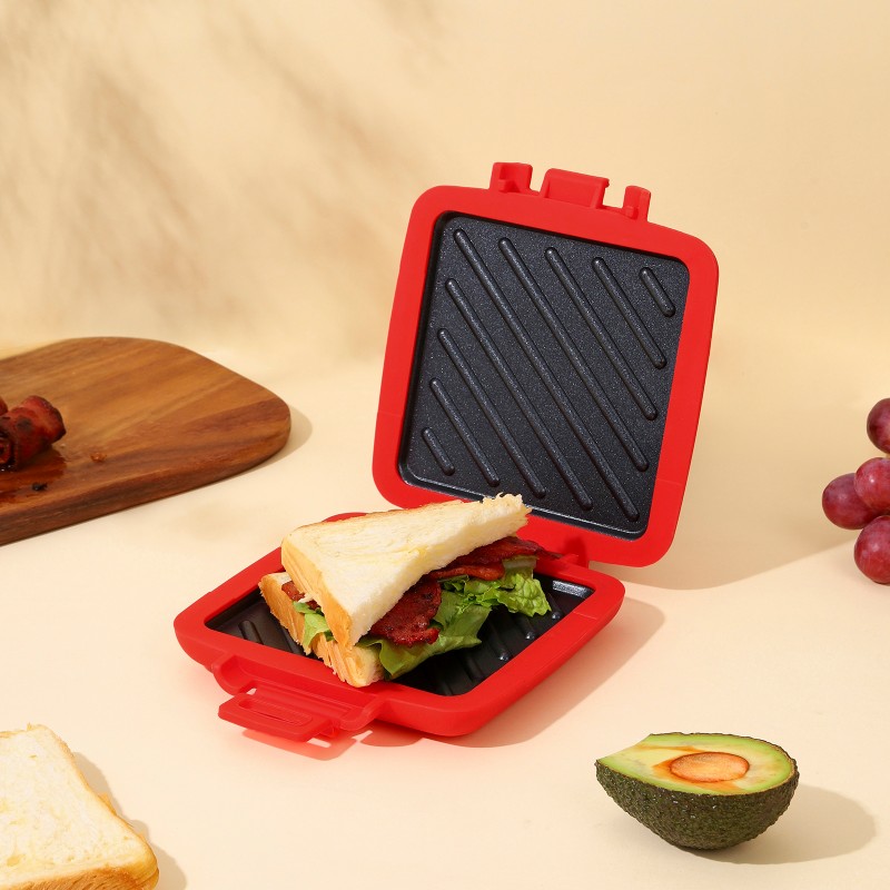 Non-stick microwave toaster tray easy cleaning surface after use
